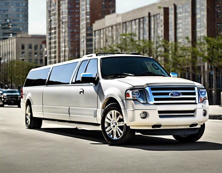 Rent Ford Expedition White Limo Rentals in Bergen County