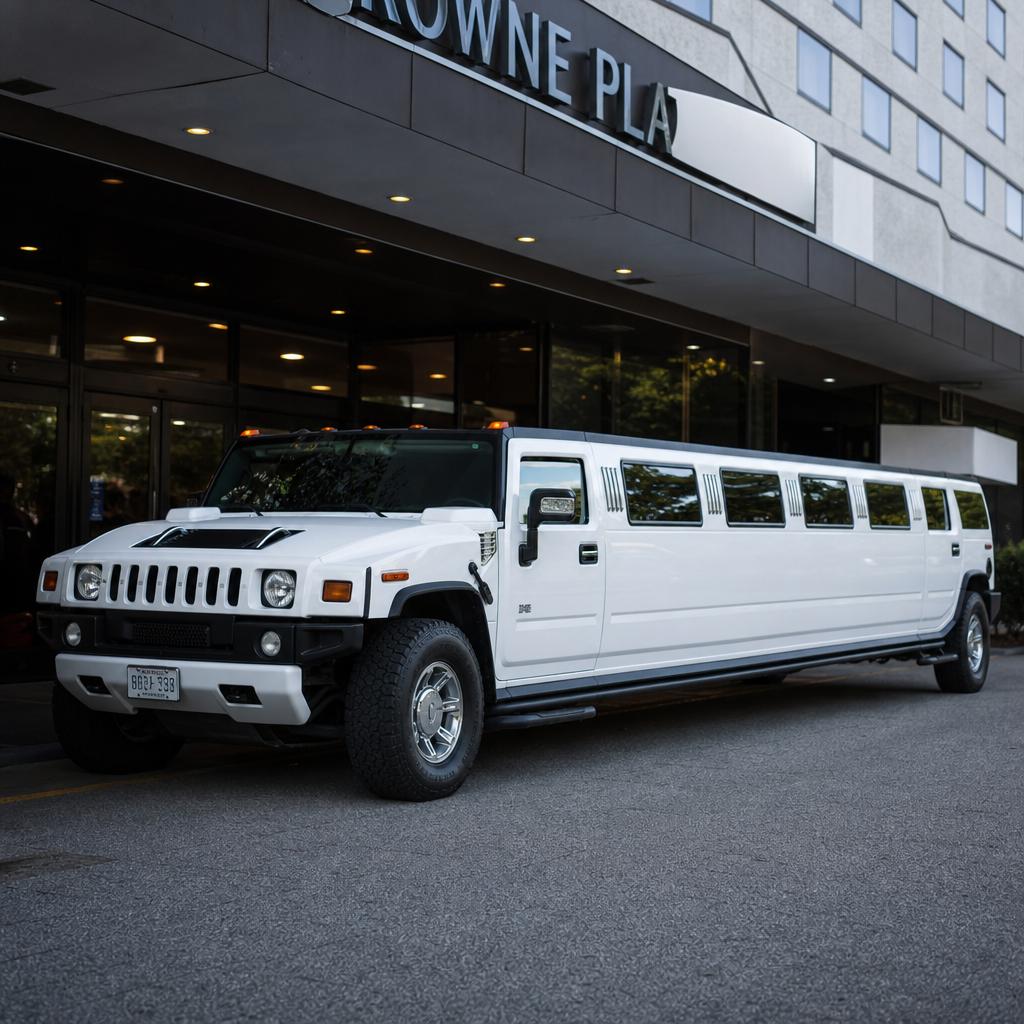Book White Hummer H2 Limousine Online in NJ