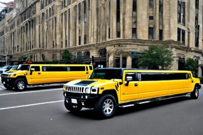 Yellow Hummer H2 Limo Rental - Book Online