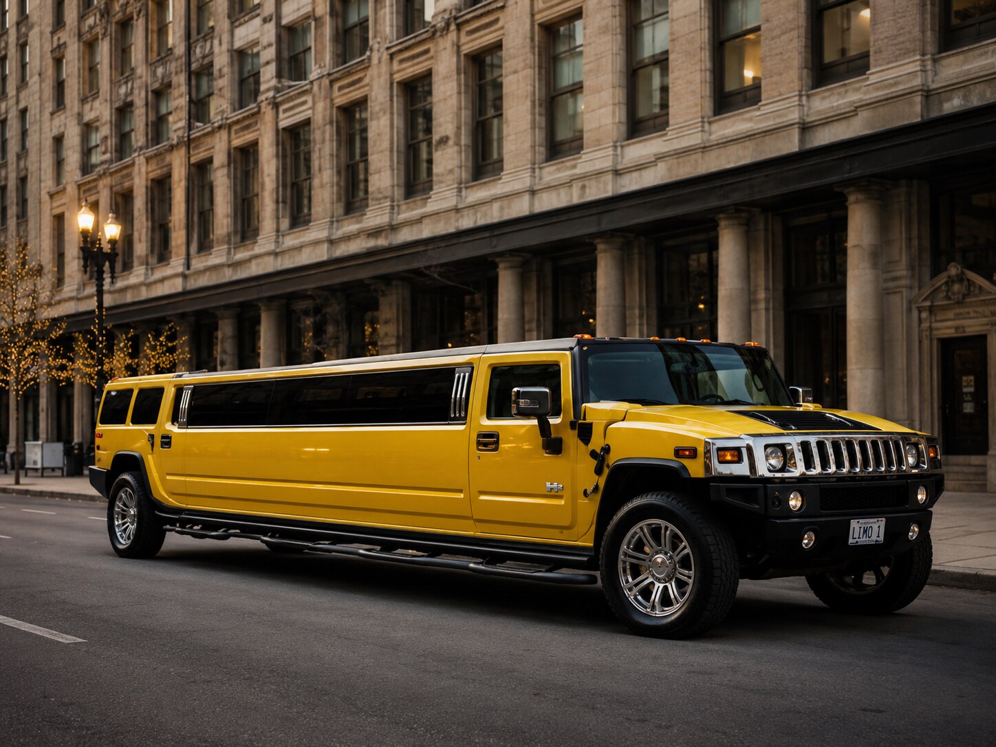 Yellow Hummer H2 Limo Rental - Book Online