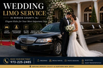 Book Wedding Limo Service in NJ Online for Your Big Day