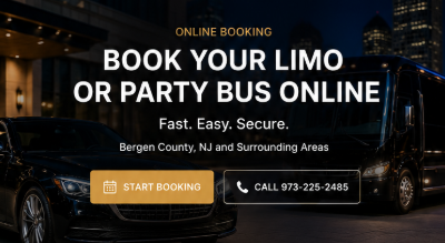 Online limo booking in Bergen County